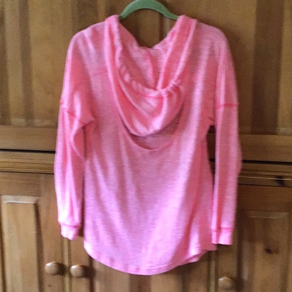 PINK brand long open back hoodie - Picture 3 of 7